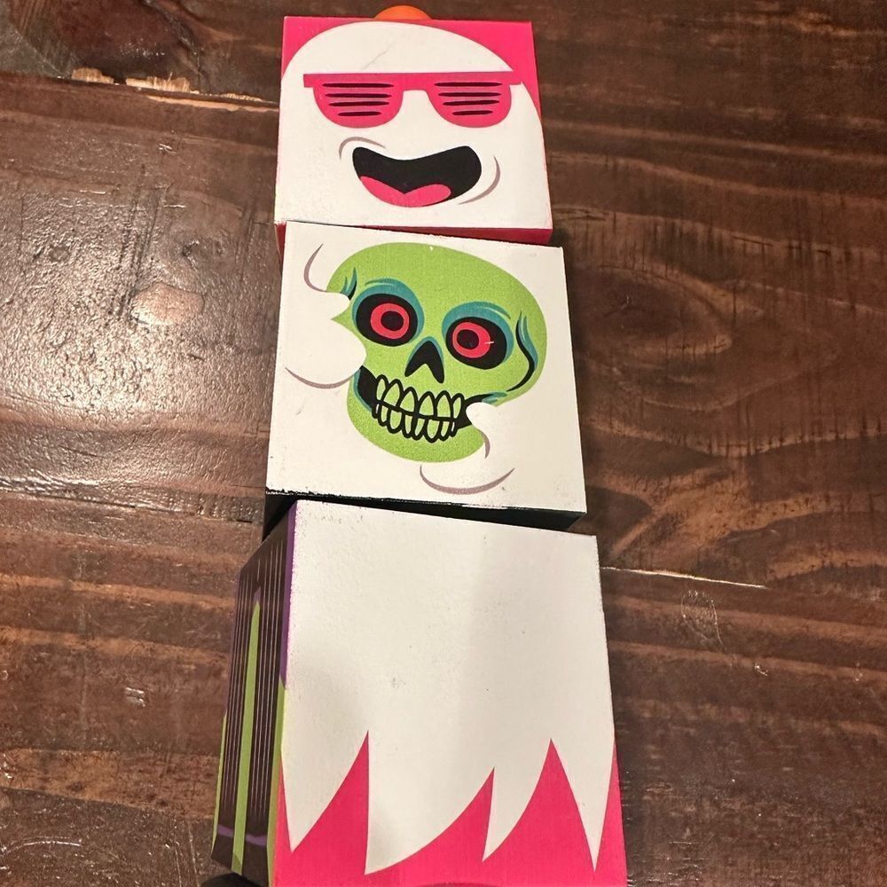 Hyde & Eek Halloween Wooden Blocks Decoration - Picture 2 of 4
